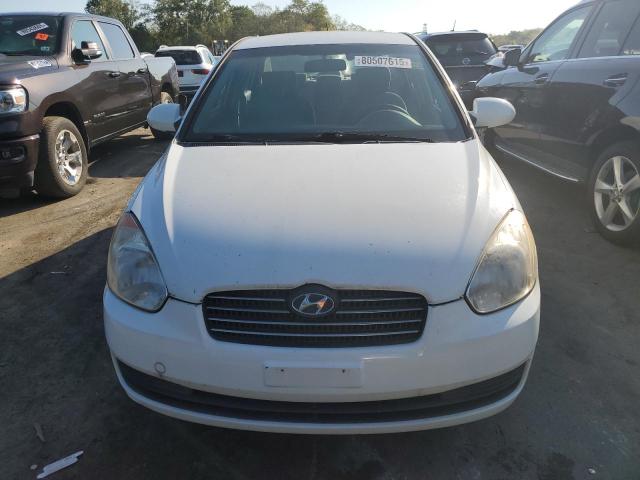 KMHCN46C79U313698 - 2009 HYUNDAI ACCENT GLS თეთრი ფოტო 5