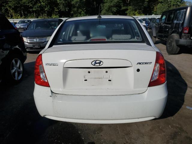 KMHCN46C79U313698 - 2009 HYUNDAI ACCENT GLS თეთრი ფოტო 6