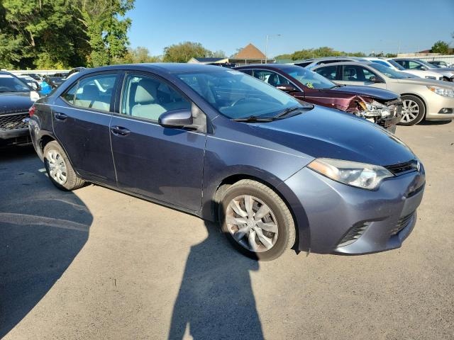 2T1BURHE1EC082917 - 2014 TOYOTA COROLLA L BLUE photo 4