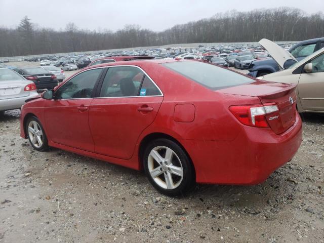 4T1BF1FK2CU572640 - 2012 TOYOTA CAMRY BASE RED photo 2