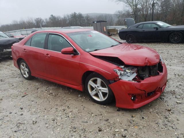 4T1BF1FK2CU572640 - 2012 TOYOTA CAMRY BASE RED photo 4