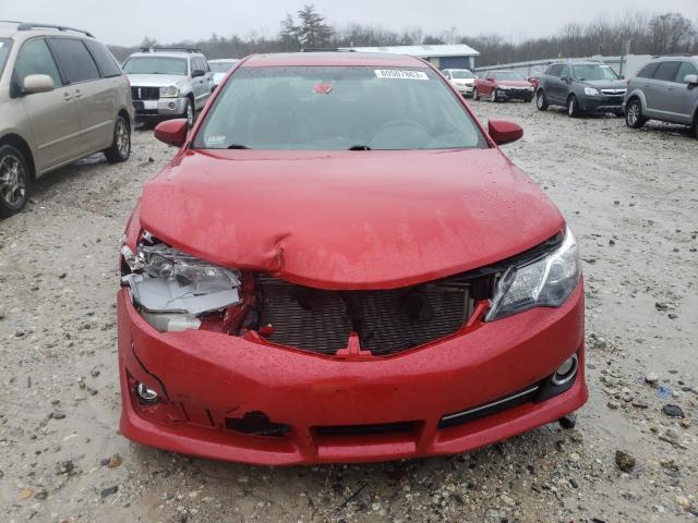 4T1BF1FK2CU572640 - 2012 TOYOTA CAMRY BASE RED photo 5