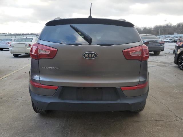 KNDPB3A26C7297796 - 2012 KIA SPORTAGE BASE GRAY photo 6