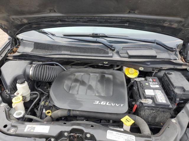 2C4RC1CG6FR707924 - 2015 CHRYSLER TOWN & COU TOURING L BLACK photo 12