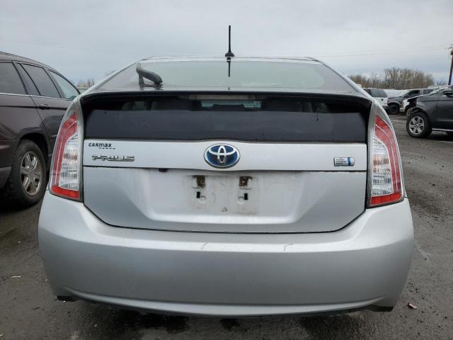 JTDKN3DU9E1789551 - 2014 TOYOTA PRIUS SILVER photo 6