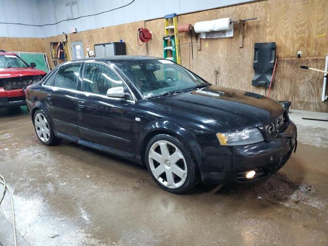 WAUPL58E25A043577 - 2005 AUDI S4 BLACK photo 4