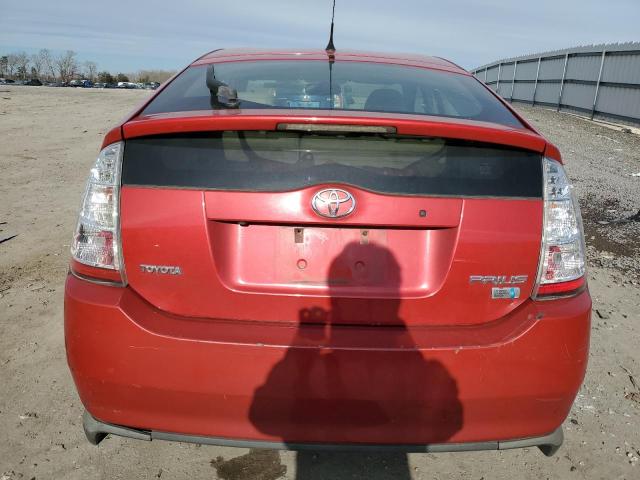 JTDKB20U597819267 - 2009 TOYOTA PRIUS RED photo 6