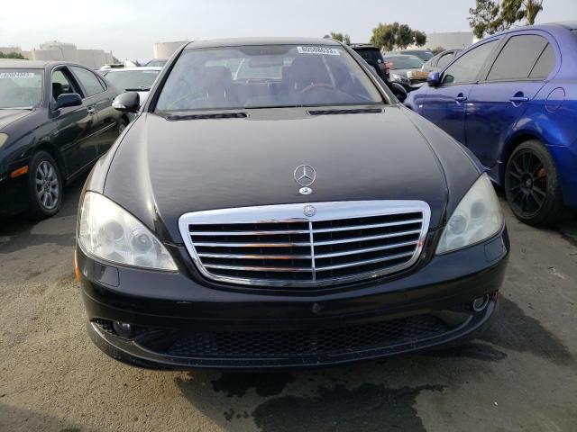 WDDNG71X57A068889 - 2007 MERCEDES-BENZ S 550 BLACK photo 5