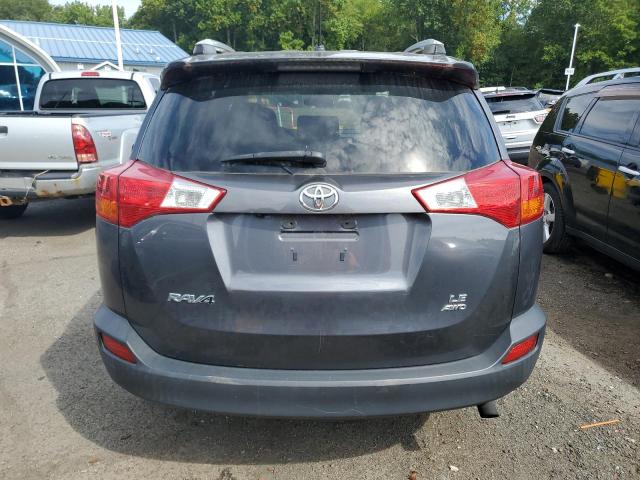 JTMBFREV7ED071602 - 2014 TOYOTA RAV4 LE GRAY photo 6