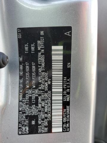 5TDKZ3DC9HS845930 - 2017 TOYOTA SIENNA LE ვერცხლისფერი ფოტო 13