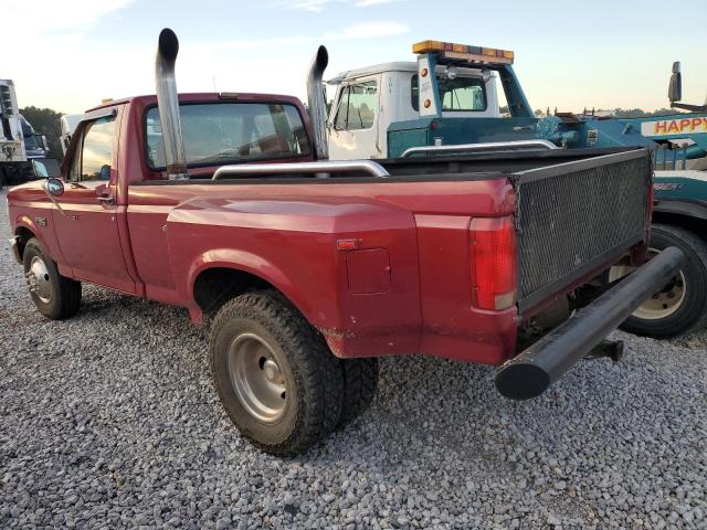 1FTJF35M4NNA95141 - 1992 FORD F350 RED photo 2