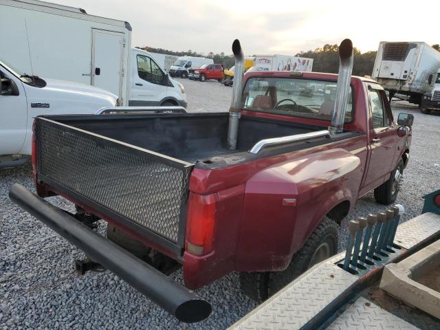 1FTJF35M4NNA95141 - 1992 FORD F350 RED photo 3