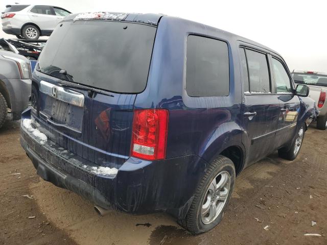 5FNYF3H52FB019081 - 2015 HONDA PILOT EXL BLUE photo 3