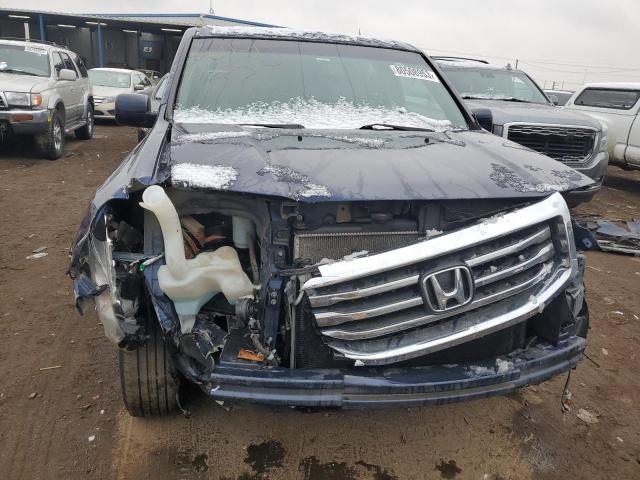 5FNYF3H52FB019081 - 2015 HONDA PILOT EXL BLUE photo 5