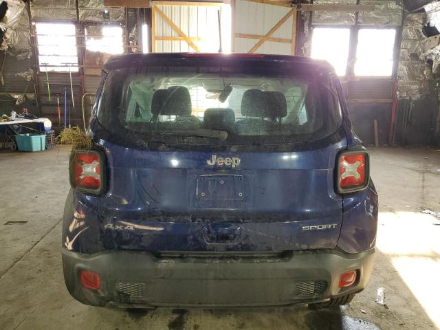 ZACNJBAB6KPJ75961 - 2019 JEEP RENEGADE SPORT BLUE photo 6