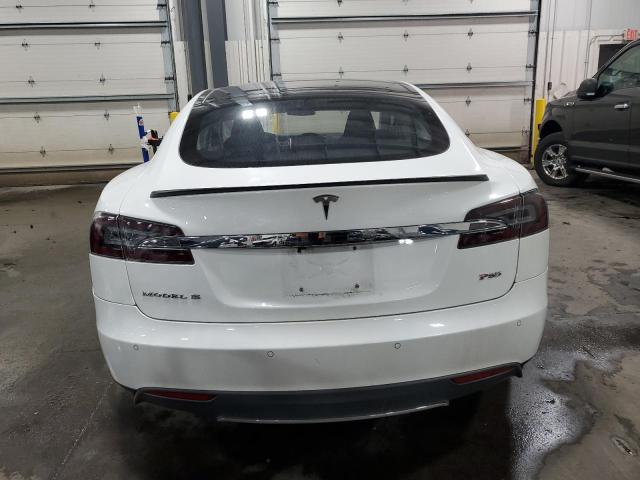 5YJSA1H16EFP35616 - 2014 TESLA MODEL S Սպիտակ լուսանկար 6