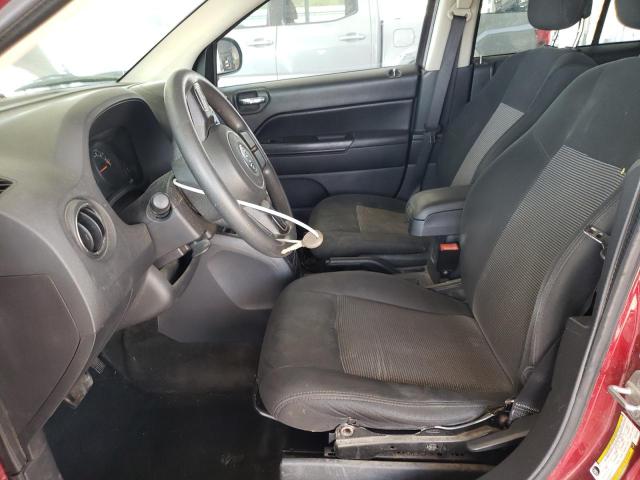 1C4NJCBB7ED504385 - 2014 JEEP COMPASS SPORT Rot Foto 7