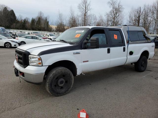 1FTWW31P96EB83156 - 2006 FORD F350 SRW SUPER DUTY WHITE photo 1