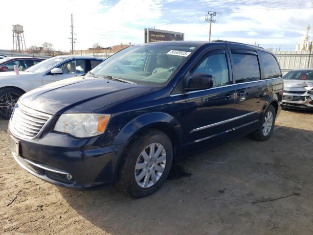 2C4RC1BG8DR711598 - 2013 CHRYSLER TOWN & COU TOURING BLUE photo 1