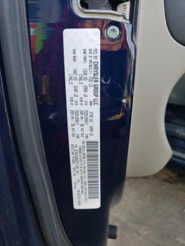 2C4RC1BG8DR711598 - 2013 CHRYSLER TOWN & COU TOURING BLUE photo 13