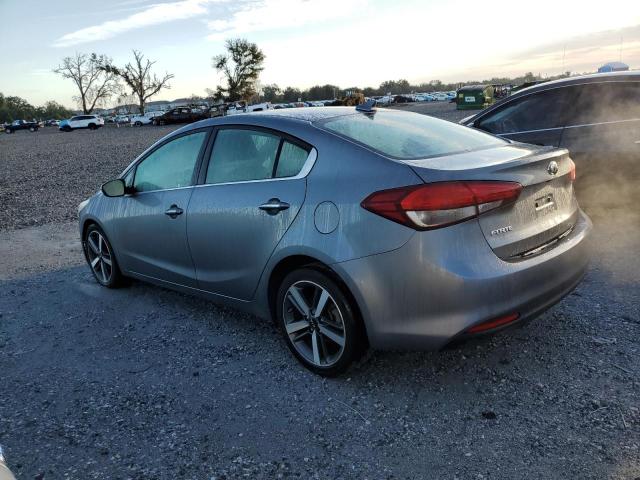 3KPFN4A8XHE092793 - 2017 KIA FORTE EX GRAY photo 2
