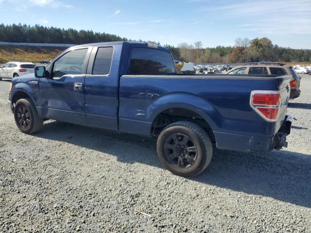 1FTFX1CF0BFB20649 - 2011 FORD F150 SUPER CAB BLUE photo 2