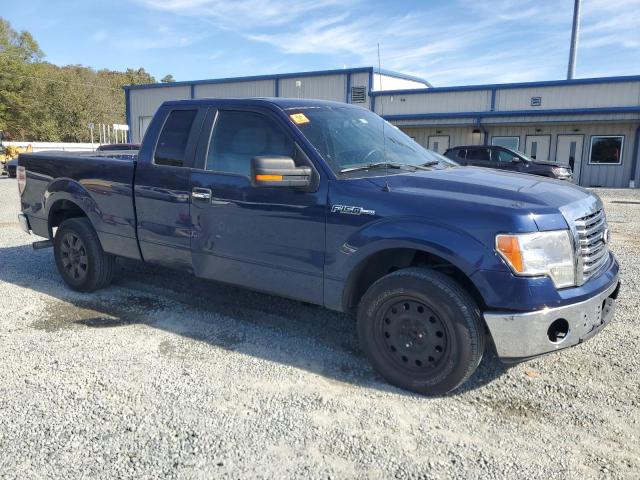 1FTFX1CF0BFB20649 - 2011 FORD F150 SUPER CAB BLUE photo 4