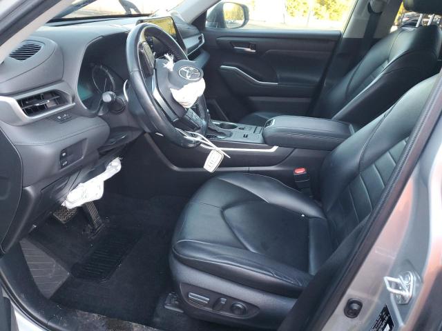 5TDGZRAH1MS037946 - 2021 TOYOTA HIGHLANDER XLE 银色 照片 7