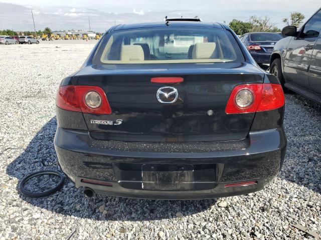 JM1BK12F451233892 - 2005 MAZDA 3 I BLACK photo 6
