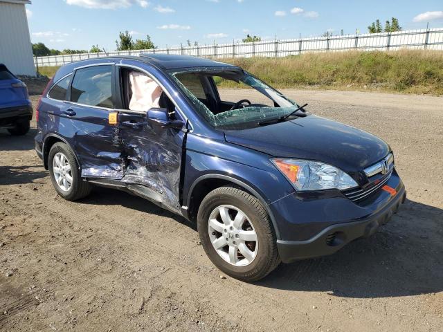5J6RE48799L066182 - 2009 HONDA CR-V EXL BLUE photo 4