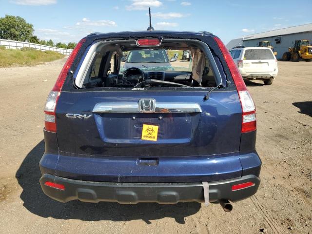 5J6RE48799L066182 - 2009 HONDA CR-V EXL BLUE photo 6