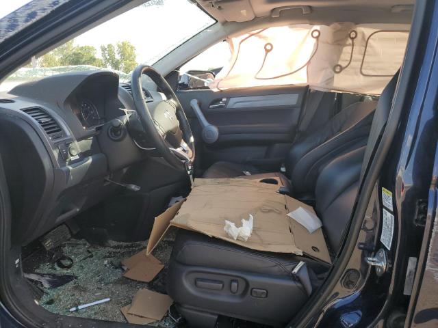 5J6RE48799L066182 - 2009 HONDA CR-V EXL BLUE photo 7