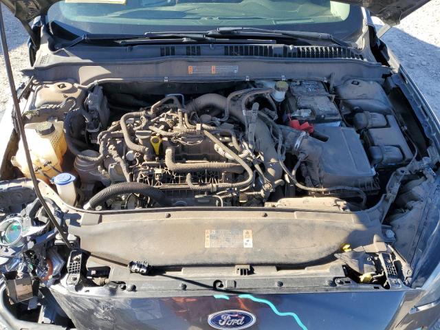 3FA6P0HDXKR244356 - 2019 FORD FUSION SE GRAY photo 11