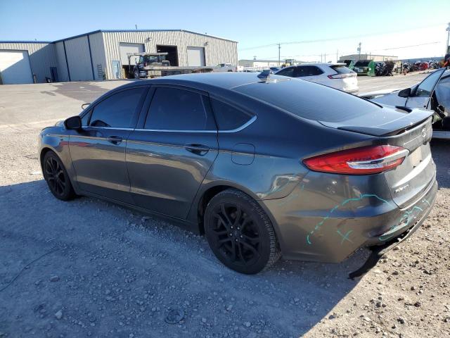 3FA6P0HDXKR244356 - 2019 FORD FUSION SE GRAY photo 2