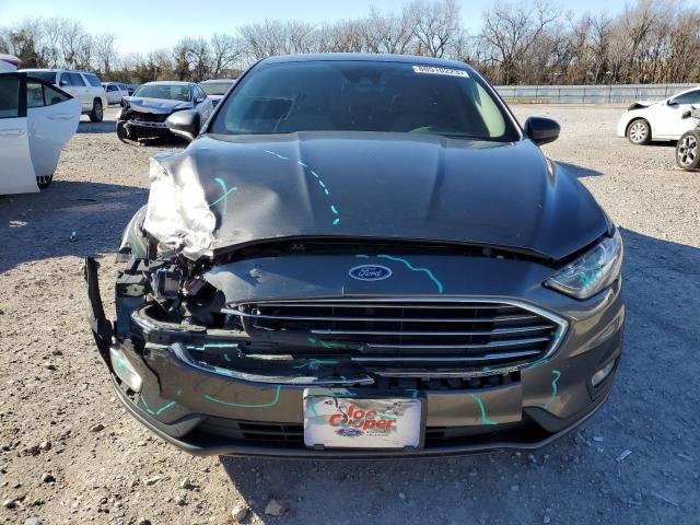 3FA6P0HDXKR244356 - 2019 FORD FUSION SE GRAY photo 5