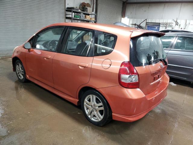 JHMGD38627S008000 - 2007 HONDA FIT S ORANGE photo 2