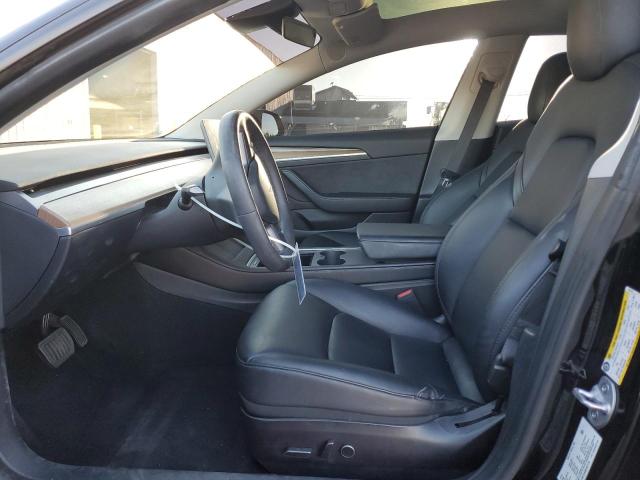 5YJ3E1EA6NF357178 - 2022 TESLA MODEL 3 BLACK photo 7
