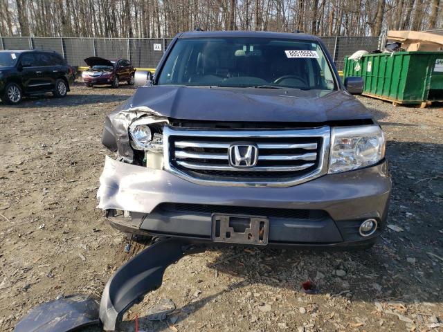 5FNYF4H59EB055676 - 2014 HONDA PILOT EXL GRAY photo 5