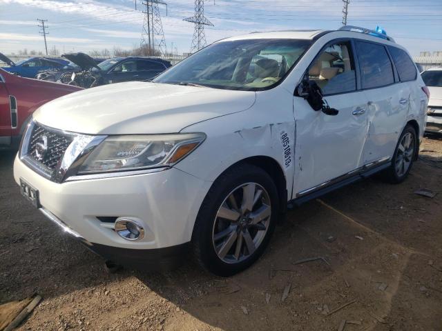 5N1AR2MM0EC710665 - 2014 NISSAN PATHFINDER S WHITE photo 1