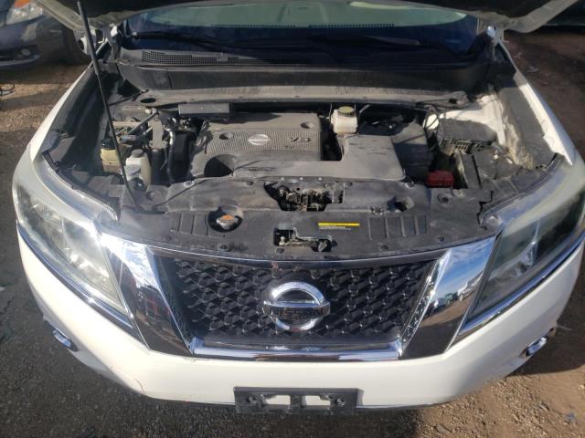 5N1AR2MM0EC710665 - 2014 NISSAN PATHFINDER S WHITE photo 11