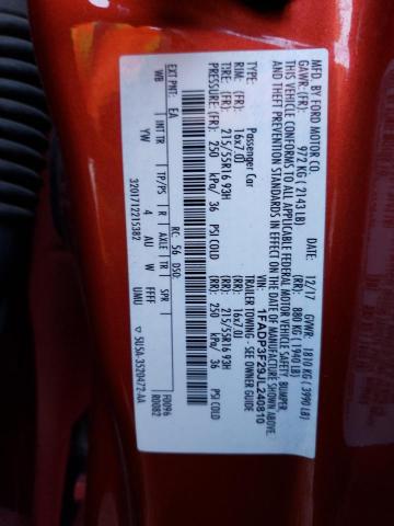 1FADP3F29JL240810 - 2018 FORD FOCUS SE RED photo 12