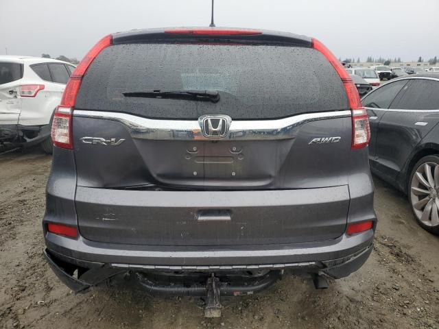 5J6RM4H34GL126950 - 2016 HONDA CR-V LX GRAY photo 6