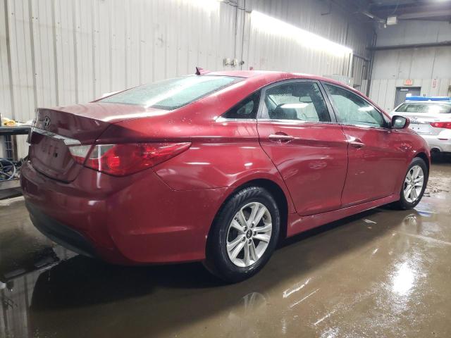 5NPEB4AC0EH848065 - 2014 HYUNDAI SONATA GLS RED photo 3