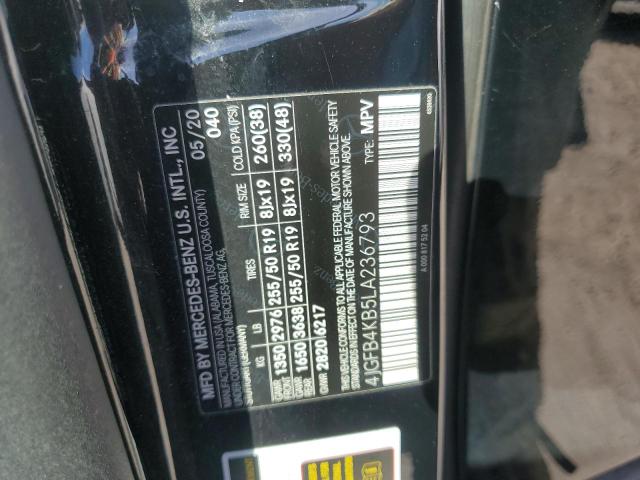 4JGFB4KB5LA236793 - 2020 MERCEDES-BENZ GLE 350 4MATIC BLACK photo 13