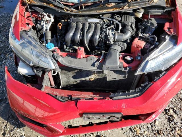 3HGGK5H46KM727030 - 2019 HONDA FIT LX RED photo 11