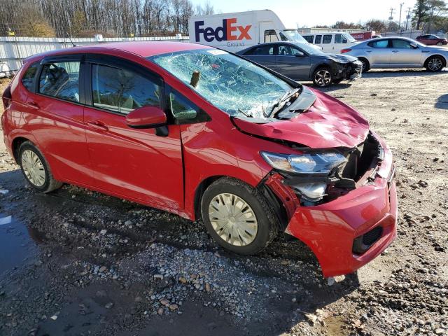 3HGGK5H46KM727030 - 2019 HONDA FIT LX RED photo 4