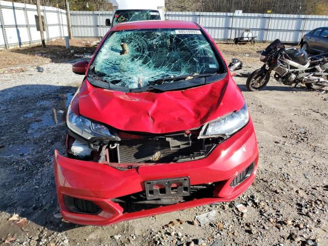 3HGGK5H46KM727030 - 2019 HONDA FIT LX RED photo 5