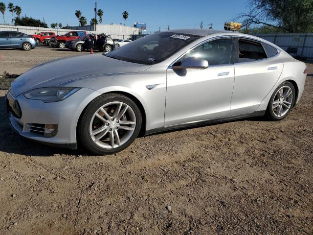 5YJSA1CG5DFP03704 - 2013 TESLA MODEL S SILVER photo 1