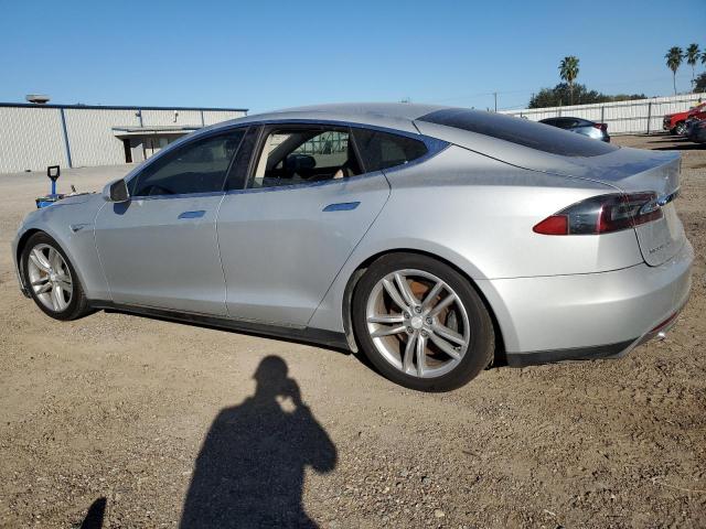 5YJSA1CG5DFP03704 - 2013 TESLA MODEL S SILVER photo 2