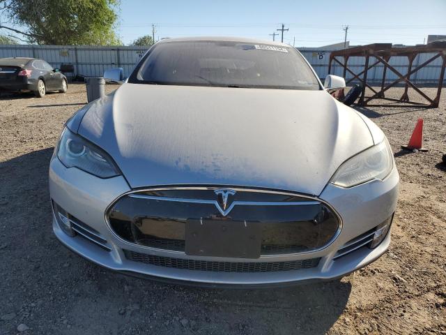 5YJSA1CG5DFP03704 - 2013 TESLA MODEL S SILVER photo 5